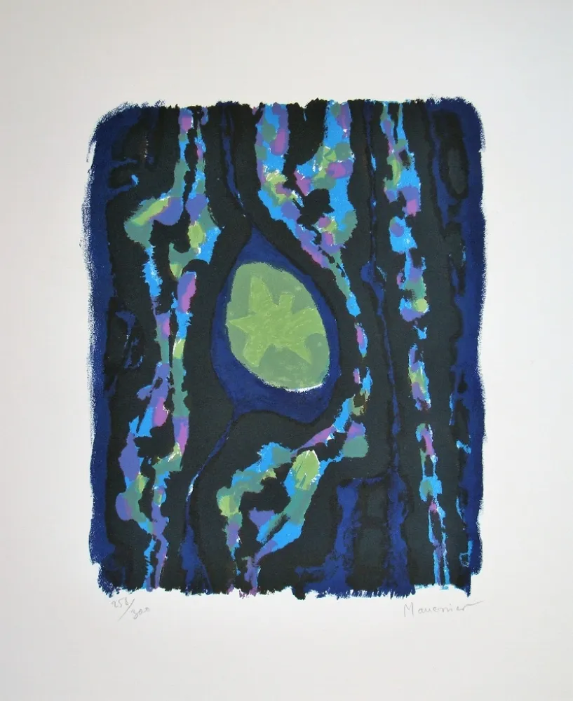 リトグラフ Manessier - Advent