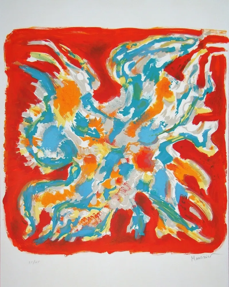 リトグラフ Manessier - Alléluia