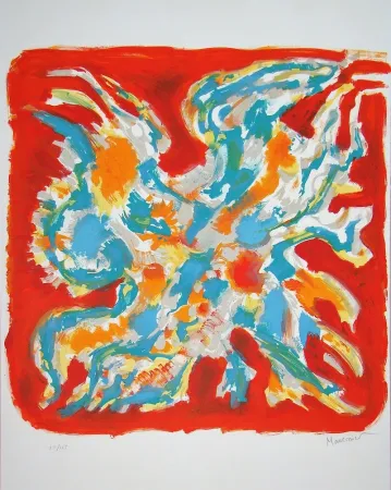 リトグラフ Manessier - Alléluia