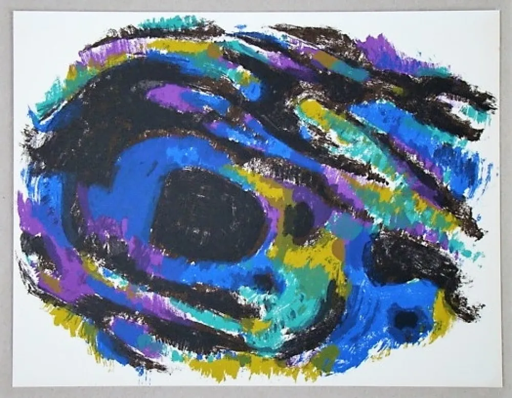 リトグラフ Manessier - Composition 1960