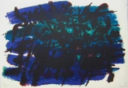 リトグラフ Manessier - Composition II