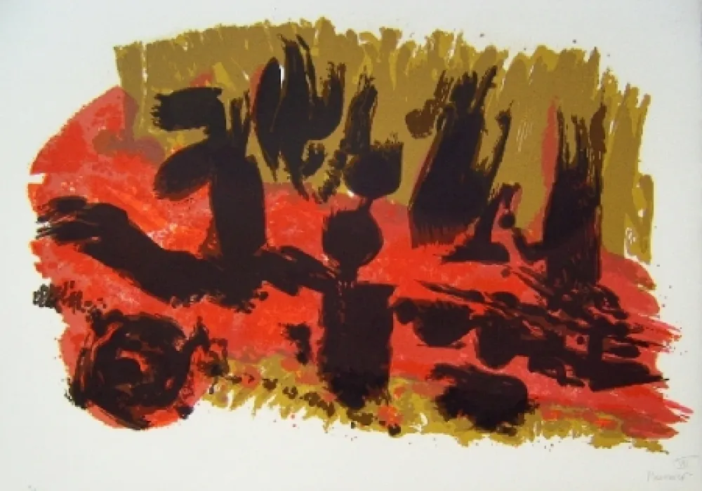 リトグラフ Manessier - Composition VII