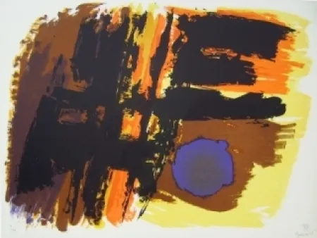 リトグラフ Manessier - Composition XIII