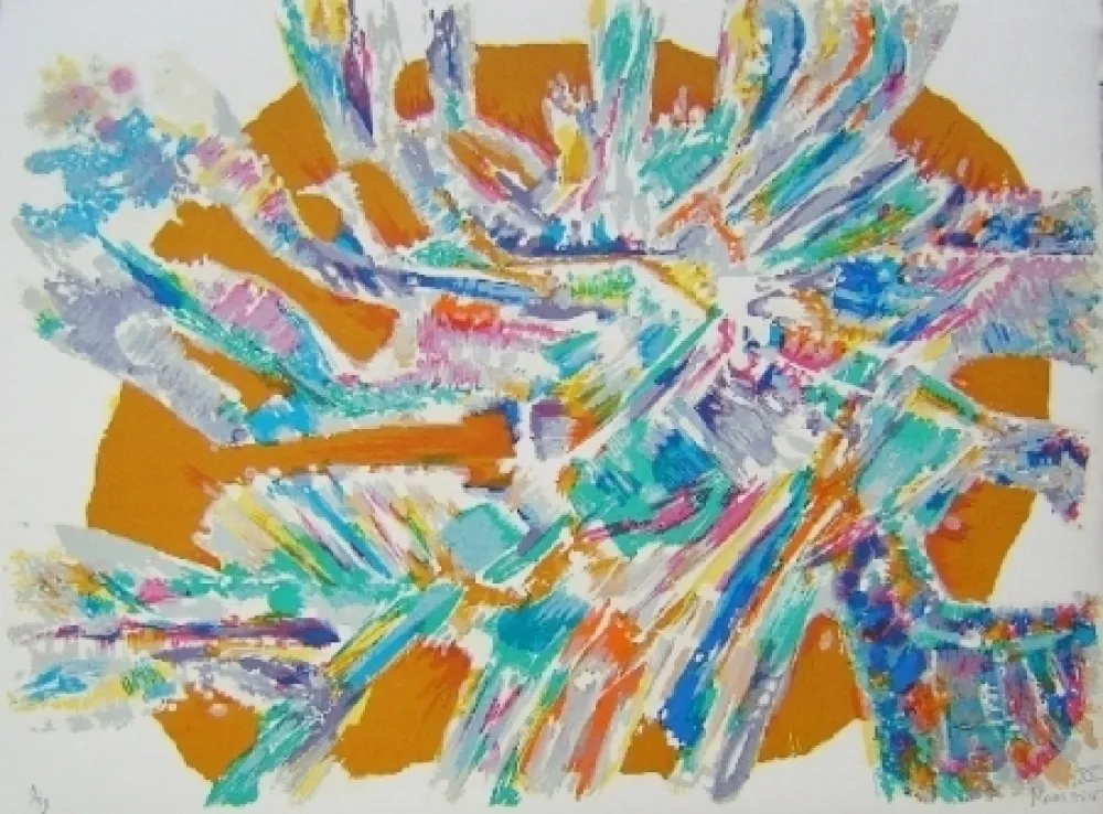 リトグラフ Manessier - Composition XV