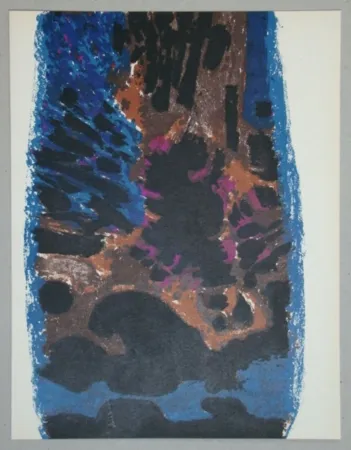 リトグラフ Manessier - Croquis