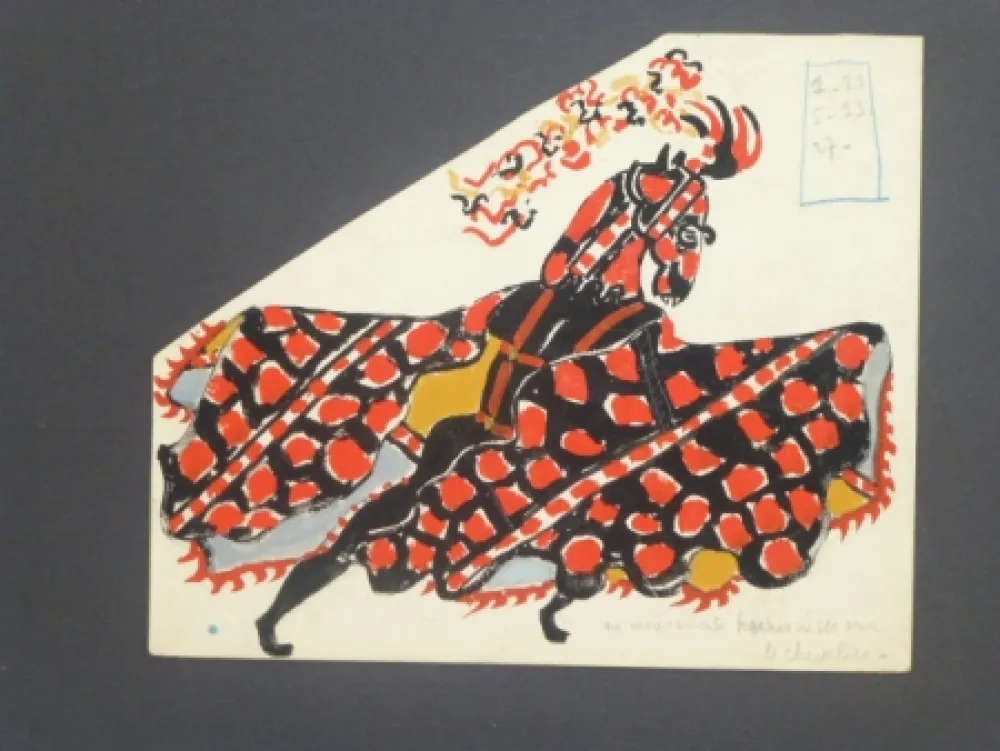 技術的なありません Manessier - Etude de costume pour le Décameron'