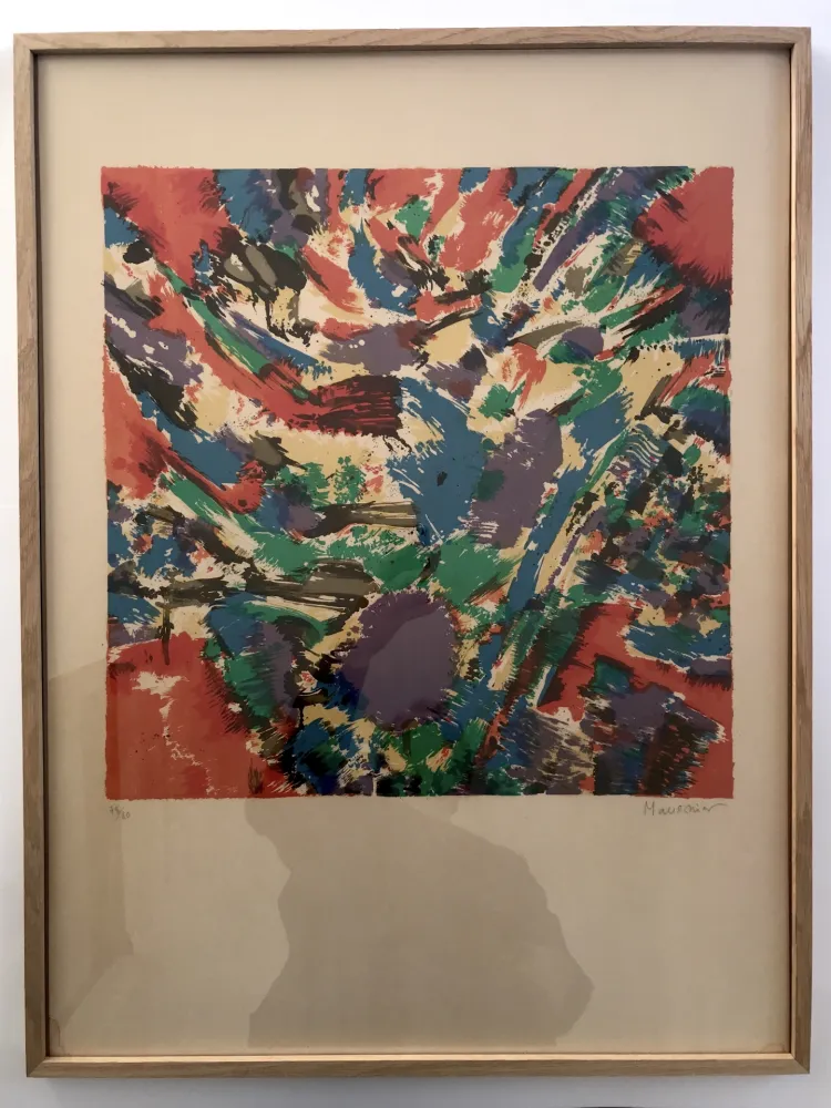 リトグラフ Manessier - Joie champêtre