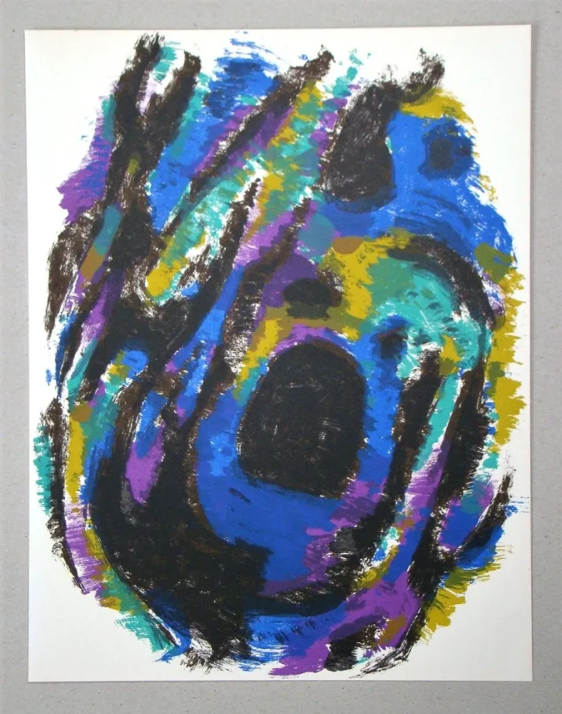 リトグラフ Manessier - Le Nid