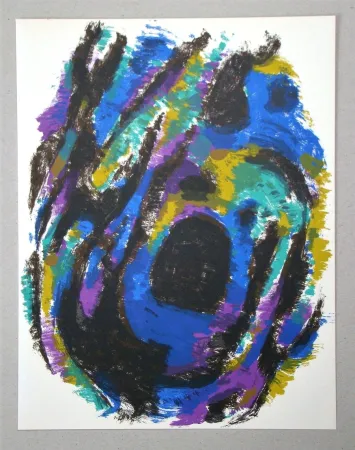 リトグラフ Manessier - Le Nid