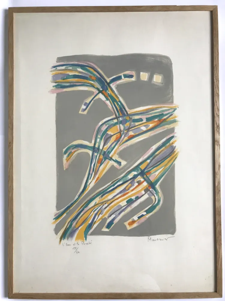 リトグラフ Manessier - L'Eau et la pureté