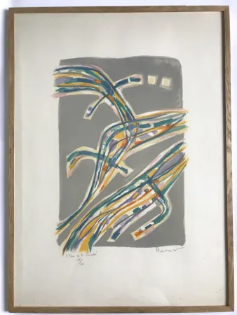 リトグラフ Manessier - L'Eau et la pureté