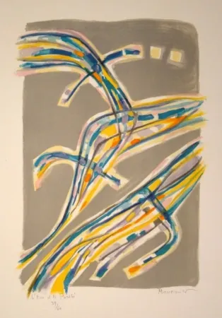 リトグラフ Manessier - L’eau et la Pureté