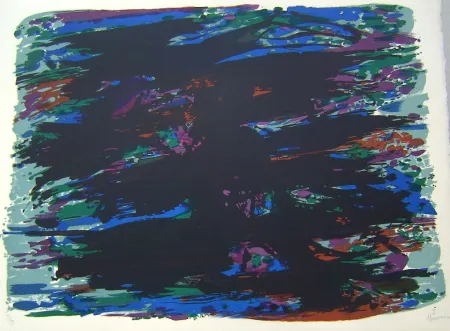 リトグラフ Manessier - Suite de Paques 1, Le Jardin des Oliviers