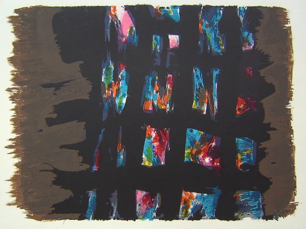 リトグラフ Manessier - Suite de Paques,III, L'Emprisonnement 