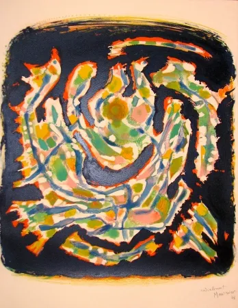 リトグラフ Manessier - Untitled