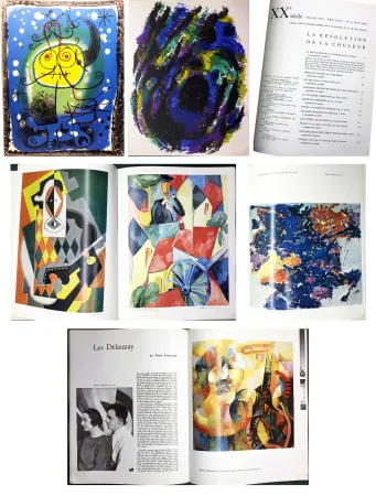 リトグラフ Manessier - XXe SIÈCLE (nouvelle série). XXIIe Année. No 15, Noël 1960. LA RÉVOLUTION DE LA COULEUR (Miró, Manessier).