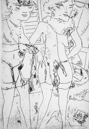 エッチング Manfredi - Due modelle