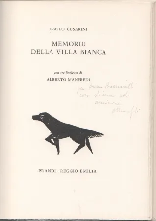 挿絵入り本 Manfredi - Memorie della villa bianca