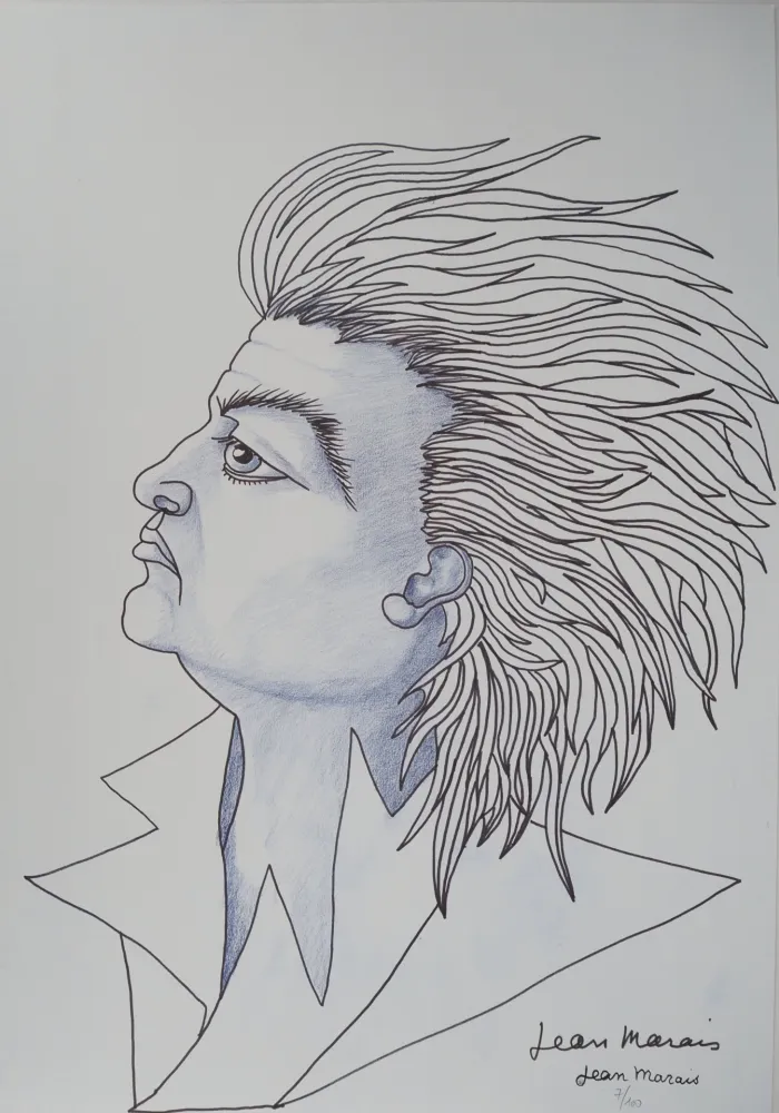 リトグラフ Marais  - Autoportrait 