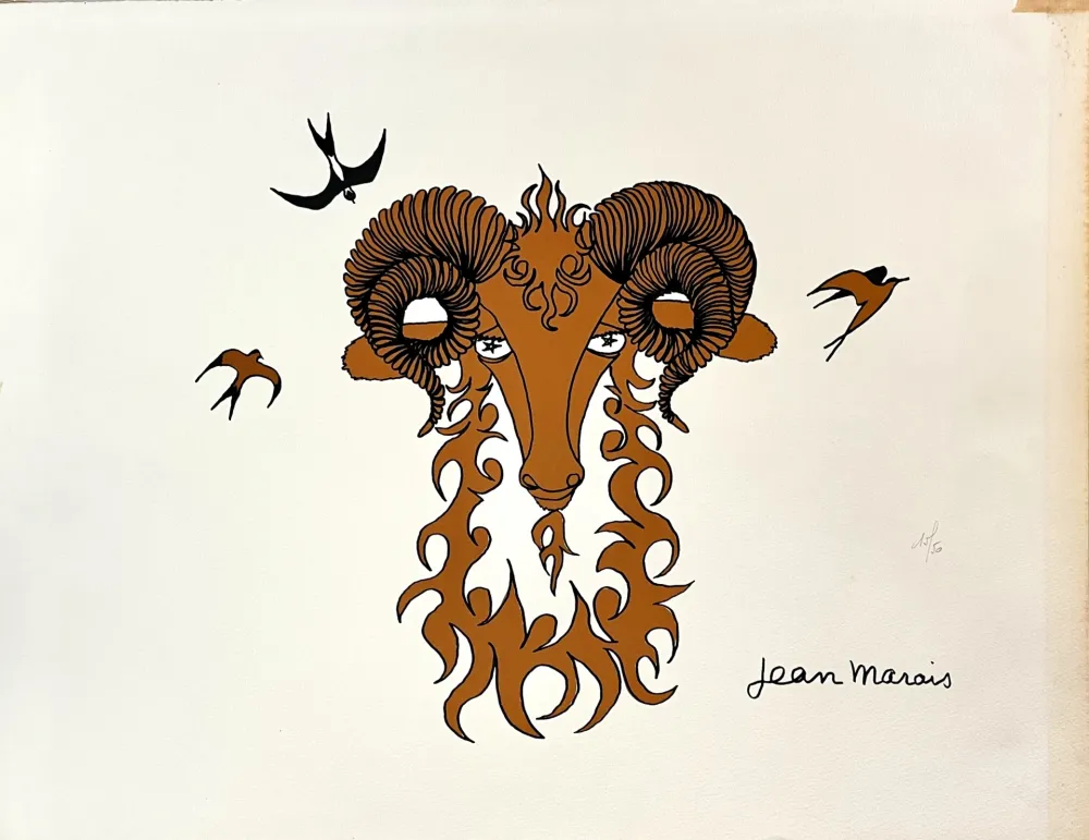 リトグラフ Marais  - Bélier, Astrologie et zodiaque