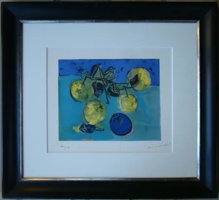 リトグラフ Marchand - Les pommes