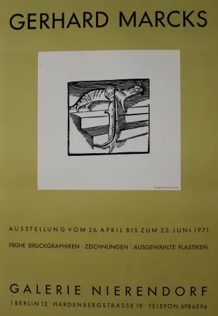 木版 Marcks - Die kleinen Katzen / The Little Cats