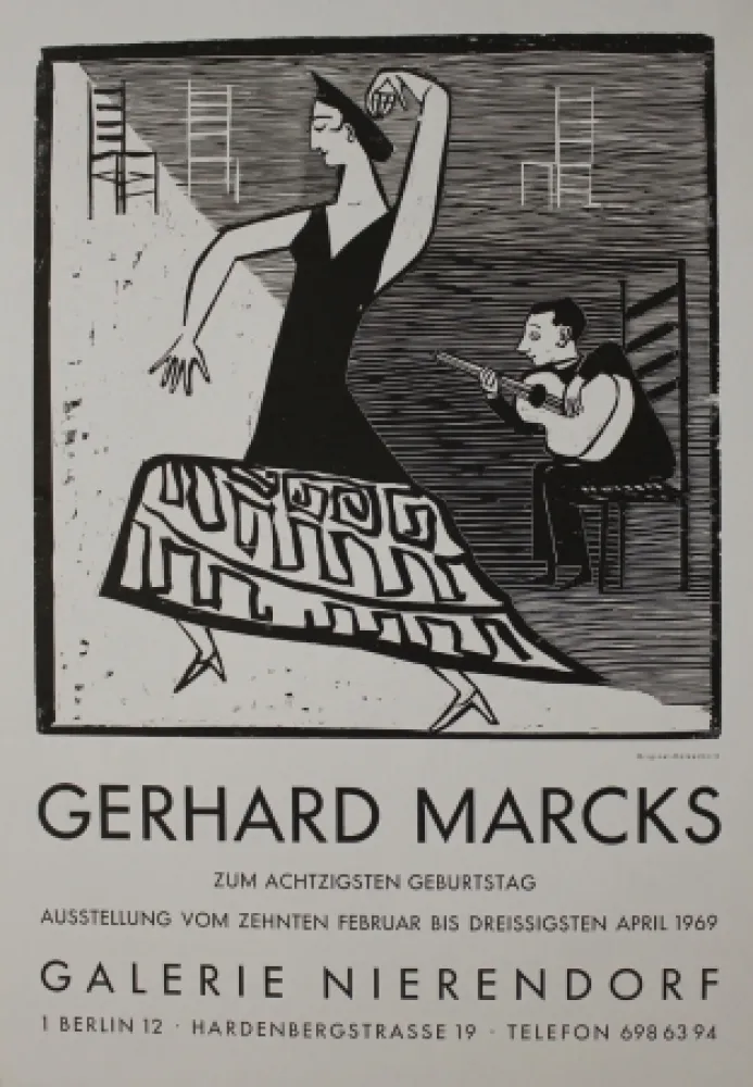 木版 Marcks - La farucca