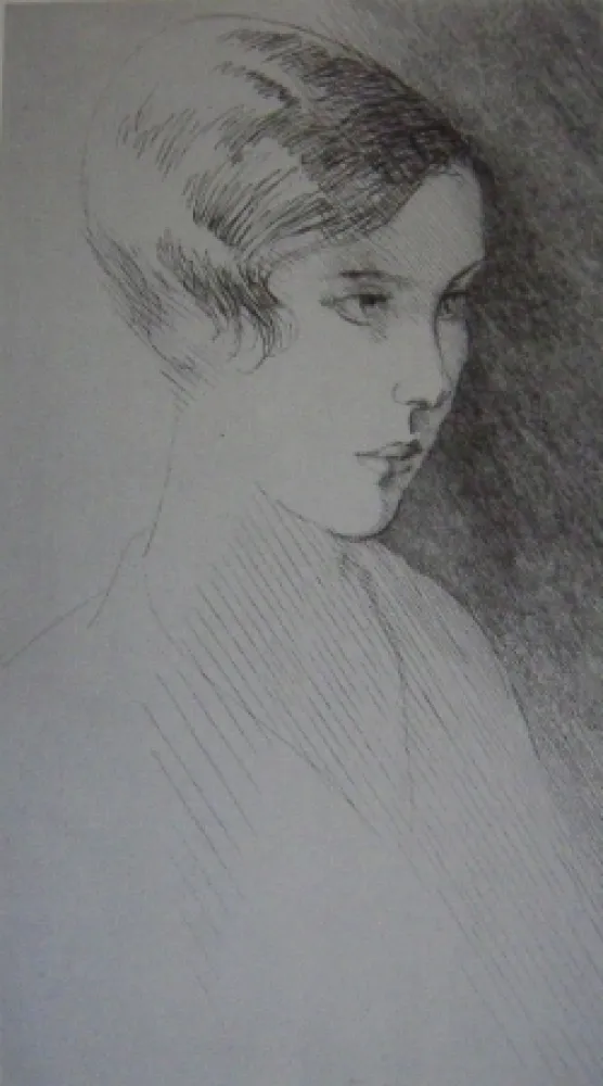 エッチング Marcoussis - Francoise Pomey