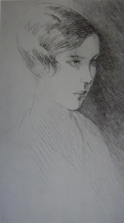 エッチング Marcoussis - Francoise Pomey