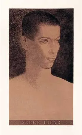 彫版 Marcoussis - Portrait de Serge Lifar
