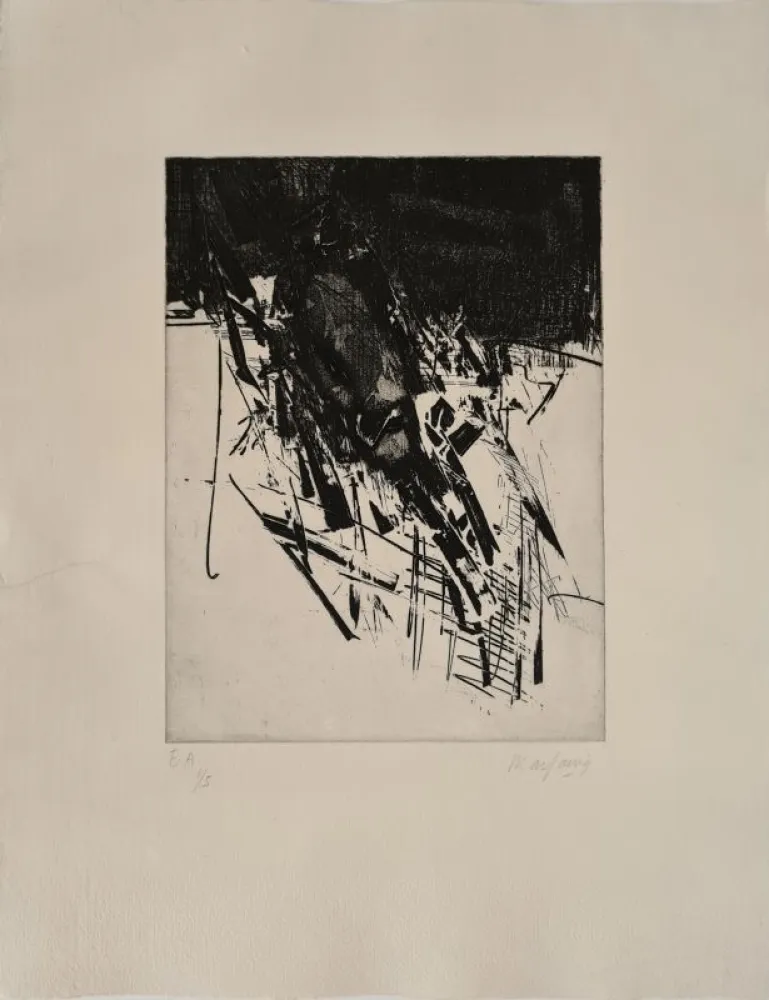 エッチング Marfaing - Sans titre