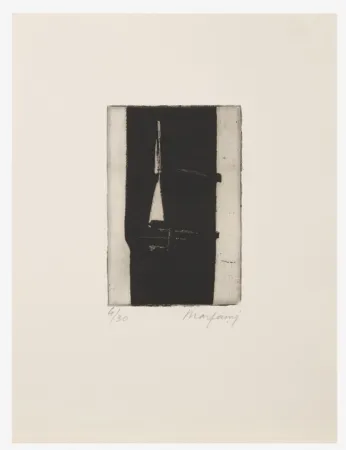 エッチング Marfaing - Sans titre, 1975. Eau-forte signée. 