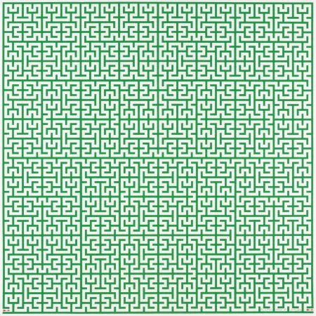 リトグラフ Mari - LABIRINTO - EXACTA FROM CONSTRUCTIVISM TO SYSTEMATIC ART 1918-1985