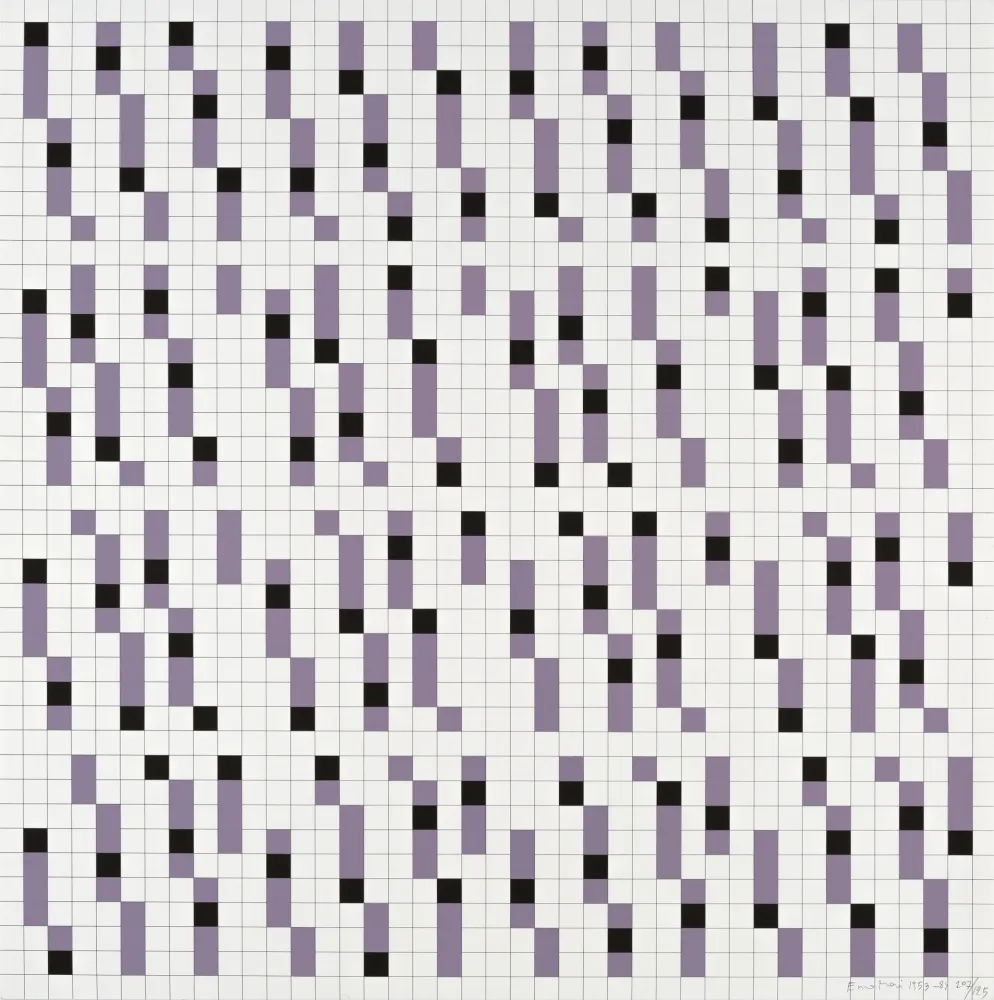 リトグラフ Mari - VARIATIONS ON A THEME - EXACTA FROM CONSTRUCTIVISM TO SYSTEMATIC ART 1918-1985