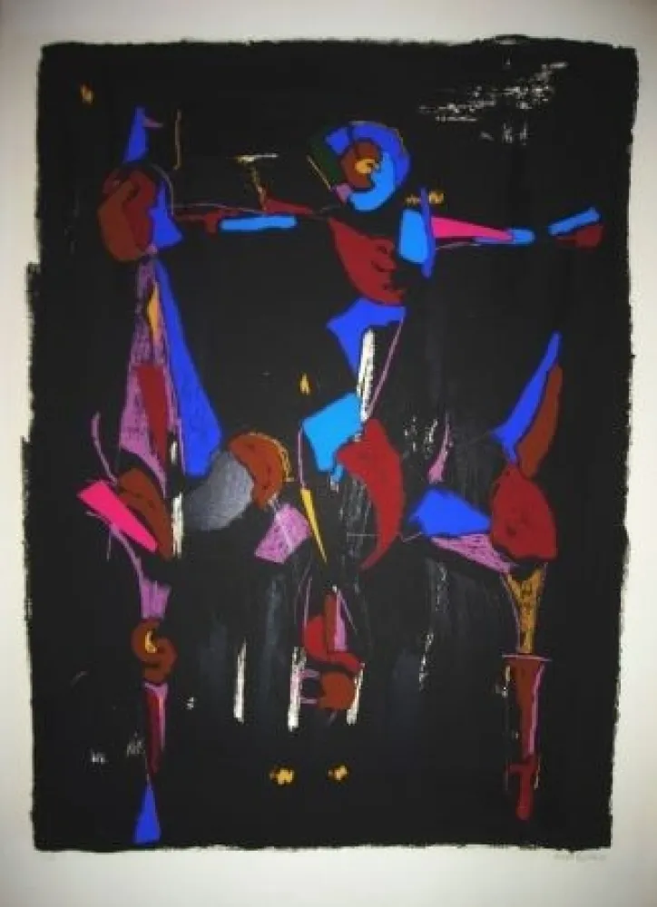 リトグラフ Marini - Bunter Reiter I