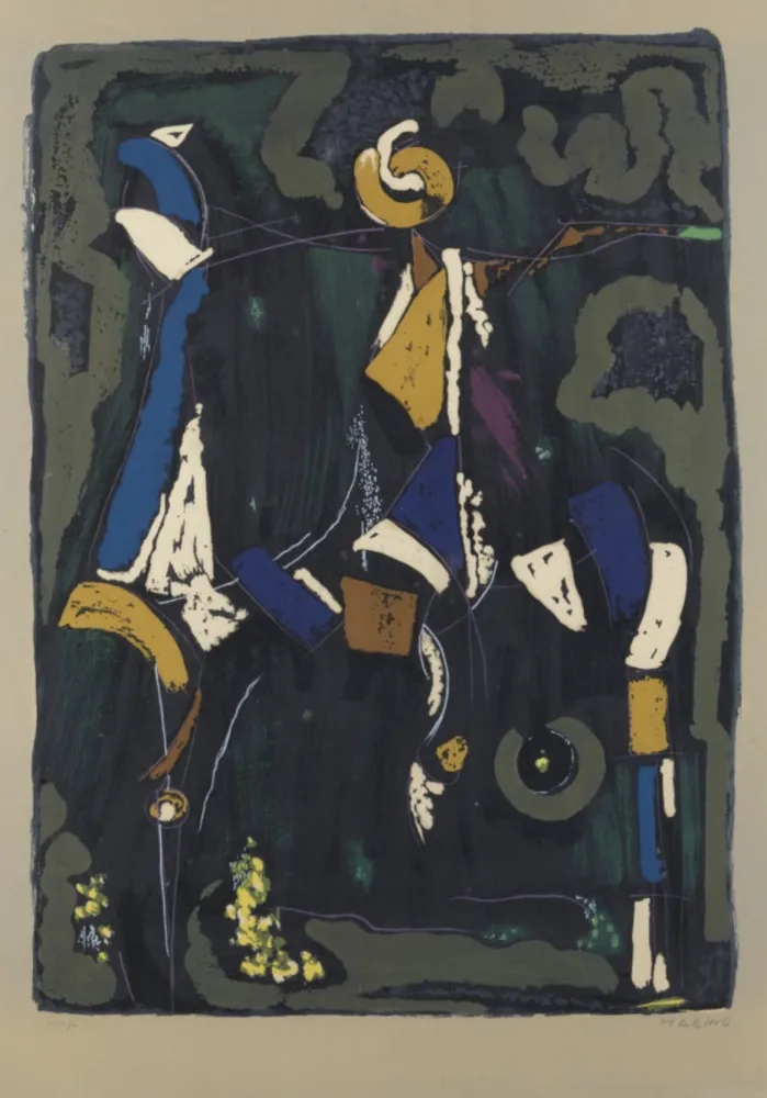 リトグラフ Marini - BUNTER REITER II