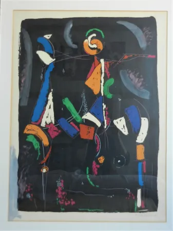 リトグラフ Marini - Bunter Reiter II