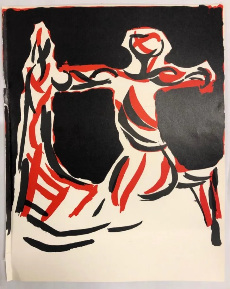 リトグラフ Marini - Cavalier,