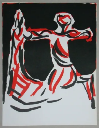 リトグラフ Marini - Cavalier