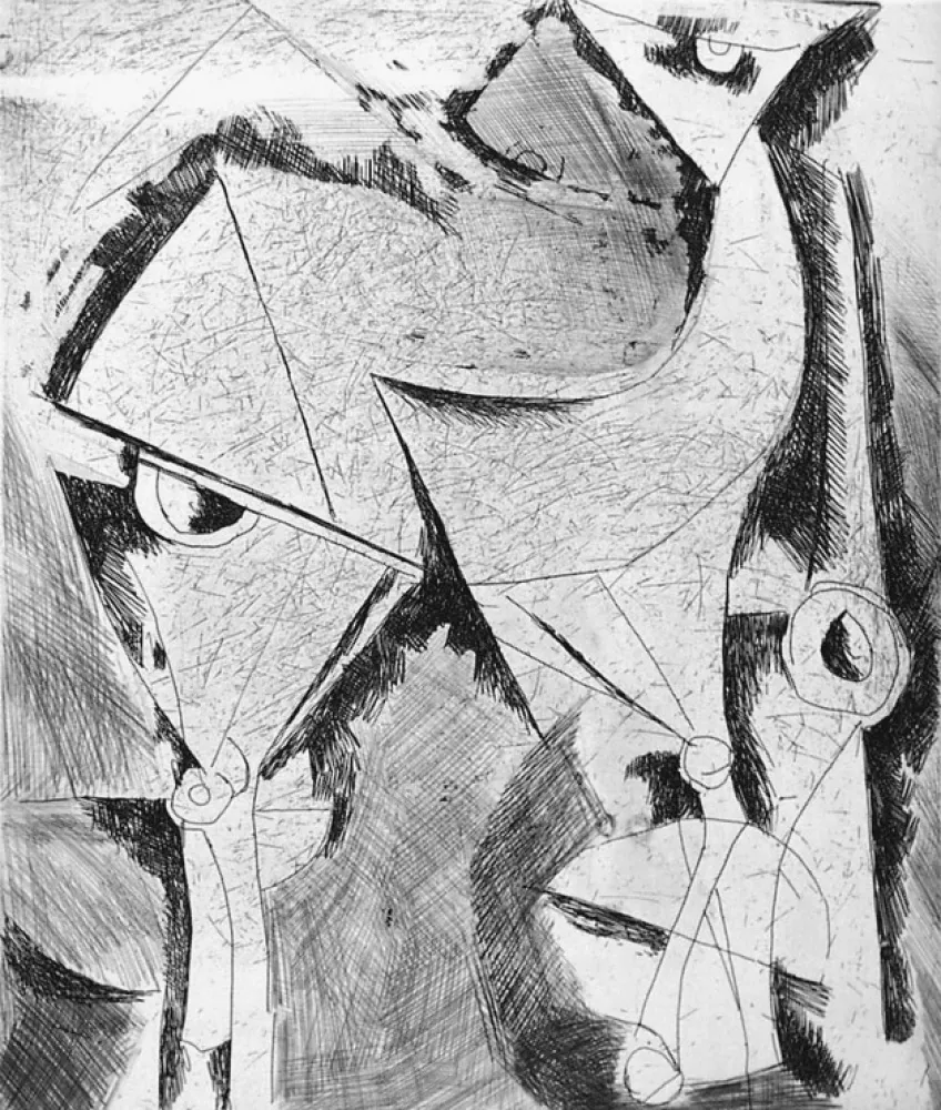 エッチング Marini - Cavallo