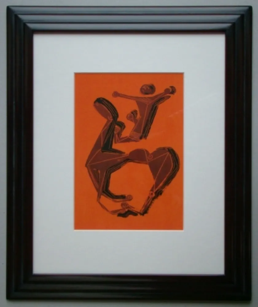 リトグラフ Marini - Cheval et Cavalier