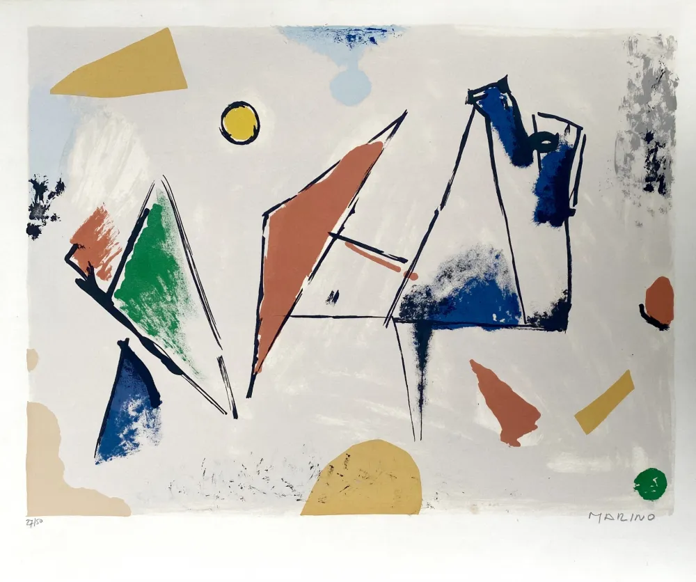 リトグラフ Marini -  From Color to Form VIII 