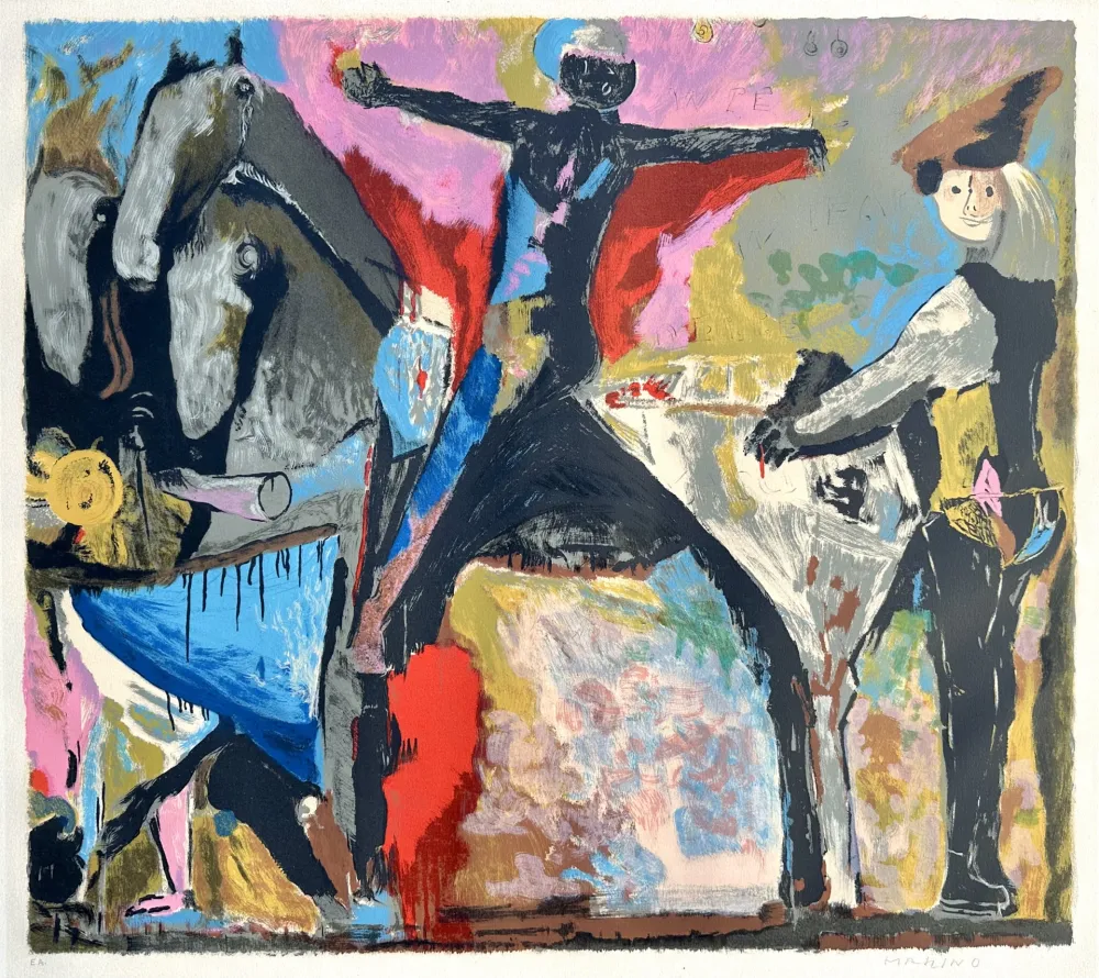 リトグラフ Marini - Grande Teatro delle Maschere