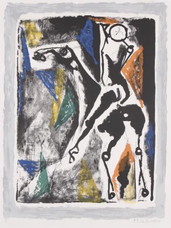 リトグラフ Marini -  La Acrobata