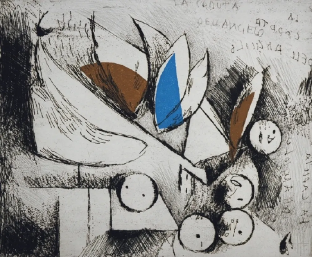 エッチング Marini - La caduta dell'angelo