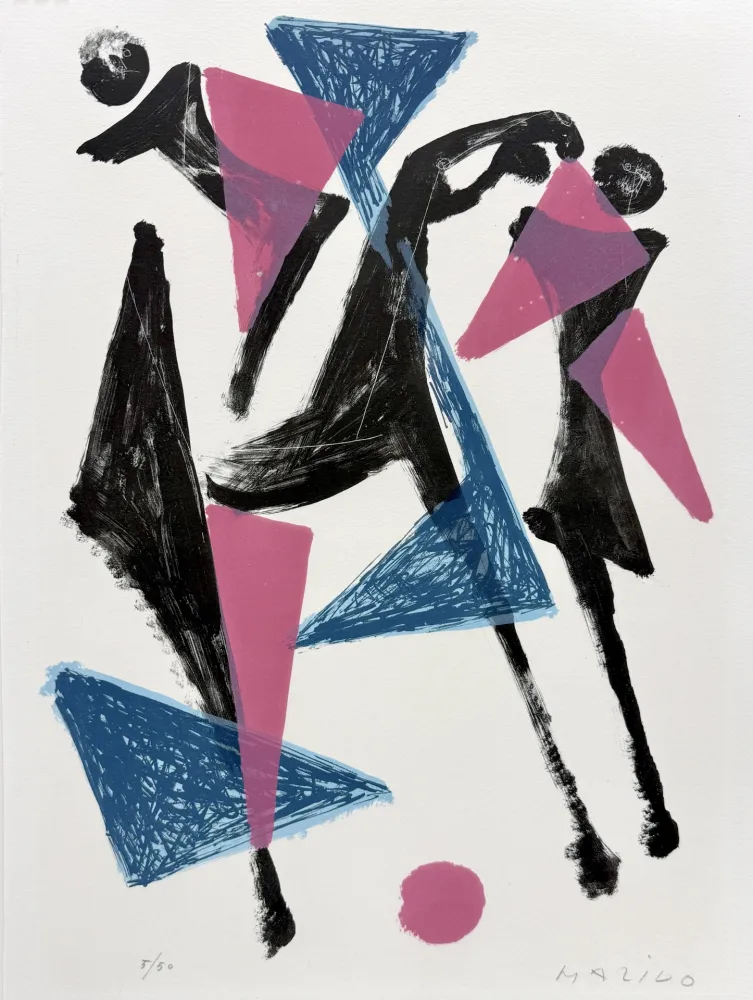 リトグラフ Marini - Le Cheval au Manege