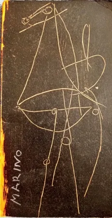 リトグラフ Marini - Lithographie originale pour  Catalogue Berggruen 15 lithographies,1955