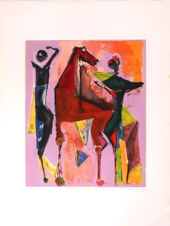 エッチングと　アクチアント Marini - Marino from Shakespeare I, tavola III