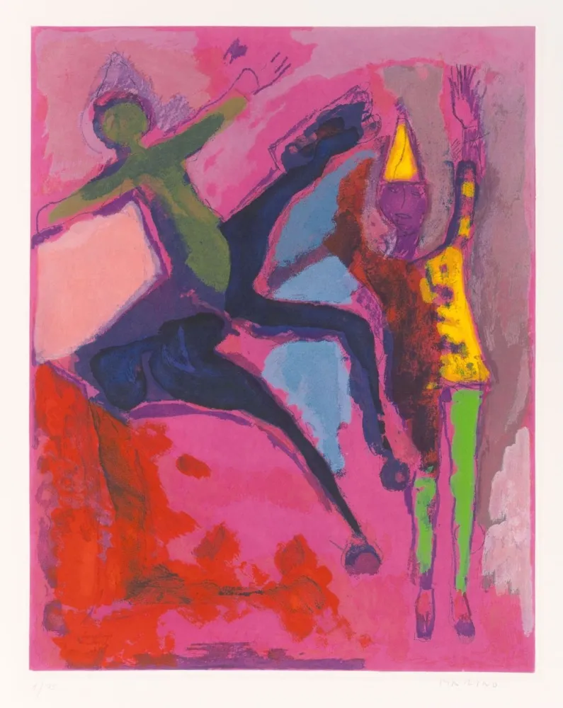 エッチングと　アクチアント Marini - Marino from Shakespeare II, plate VI