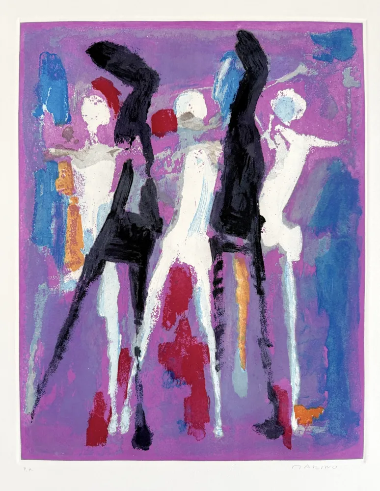 エッチングと　アクチアント Marini - Marino from Shakespeare II, sheet IV